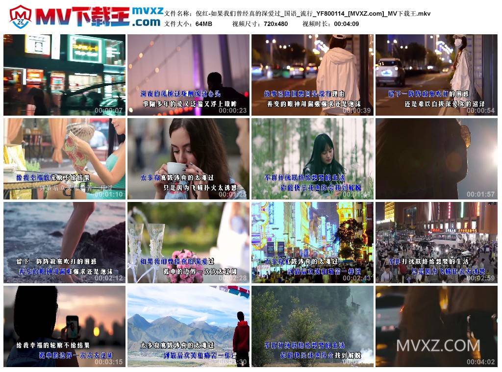 倪红-如果我们曾经真的深爱过_国语_流行_YF800114